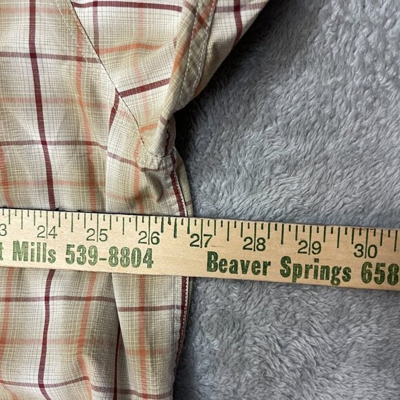 Magellan Long Sleeve XXL Button Down‎ Plaid Brown Outdoor Shirt - Picture 7 of 14